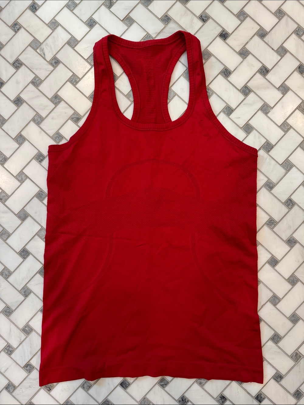 lululemon athletica Red Racerback Tank Top